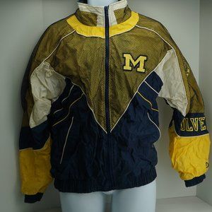 Pro Player by Daniel Young MI Wolverines Mesh Zip Up Windbreaker 1990s Large